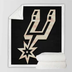 Awarded Basketball Team San Antonio Spurs Sherpa Fleece Blanket