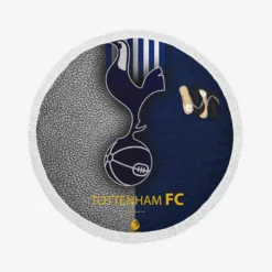 Awarded English Football Team Tottenham Logo Round Beach Towel