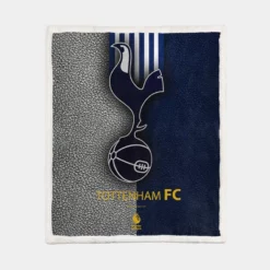 Awarded English Football Team Tottenham Logo Sherpa Fleece Blanket 1