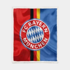 Awarded Football Club FC Bayern Munich Sherpa Fleece Blanket 1