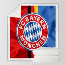 Awarded Football Club FC Bayern Munich Sherpa Fleece Blanket