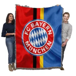 Awarded Football Club FC Bayern Munich Woven Blanket