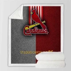 Awarded MLB Club St Louis Cardinals Sherpa Fleece Blanket