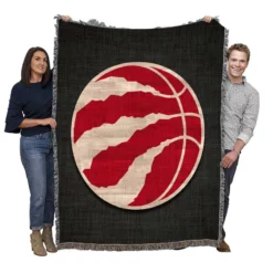 Awarded NBA Basketball Club Toronto Raptors Woven Blanket