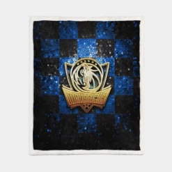 Awarded NBA Basketball Team Dallas Mavericks Sherpa Fleece Blanket 1