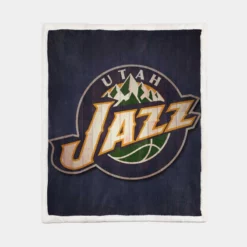 Awarded NBA Basketball Team Utah Jazz Sherpa Fleece Blanket 1