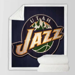 Awarded NBA Basketball Team Utah Jazz Sherpa Fleece Blanket