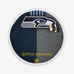 Awarded NFL Club Seattle Seahawks Round Beach Towel