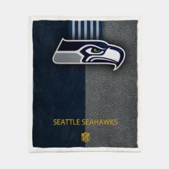 Awarded NFL Club Seattle Seahawks Sherpa Fleece Blanket 1