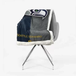 Awarded NFL Club Seattle Seahawks Sherpa Fleece Blanket 2