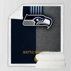 Awarded NFL Club Seattle Seahawks Sherpa Fleece Blanket