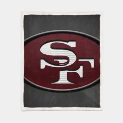 Awarded NFL Football Club San Francisco 49ers Sherpa Fleece Blanket 1