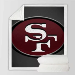 Awarded NFL Football Club San Francisco 49ers Sherpa Fleece Blanket