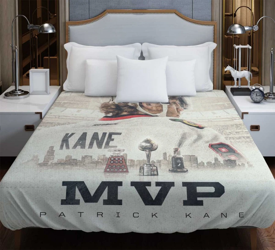 Awarded NHL Hockey Player Patrick Kane Duvet Cover