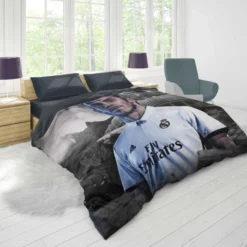 Awarded Real madrid Soccer Player Gareth Bale Duvet Cover 1