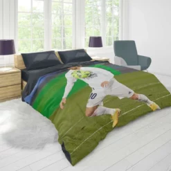 Awarded Soccer Player Luka Modric Duvet Cover 1