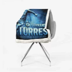 Awarded Spanish Football Player Fernando Torres Sherpa Fleece Blanket 2