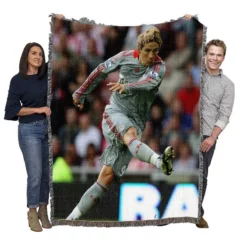 Awesome Liverpool Fernando Torres Woven Blanket