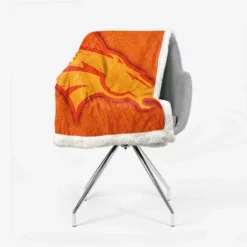 Awesome NFL Team Denver Broncos Sherpa Fleece Blanket 2