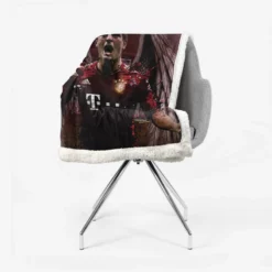 Bayern Munich Football Player Toni Kroos Sherpa Fleece Blanket 2