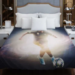 Belgian Professional Footballer Eden Hazard Duvet Cover