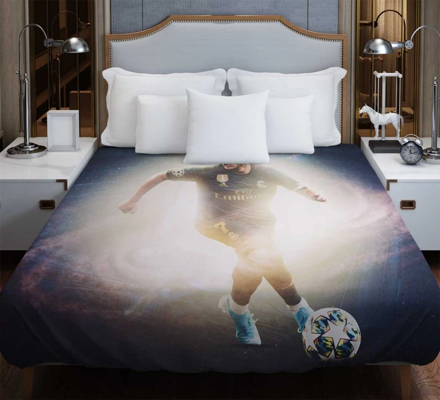 Belgian Professional Footballer Eden Hazard Duvet Cover