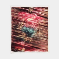 Belgium Romelu Menama Lukaku Bolingoli Sherpa Fleece Blanket 1