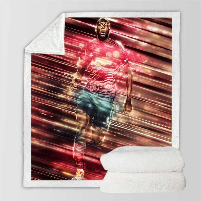 Belgium Romelu Menama Lukaku Bolingoli Sherpa Fleece Blanket