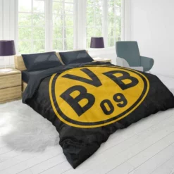 Borussia Dortmund BVB Club Yello Logo Duvet Cover 1