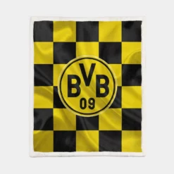 Borussia Dortmund BVB Excellent Football Club Sherpa Fleece Blanket 1