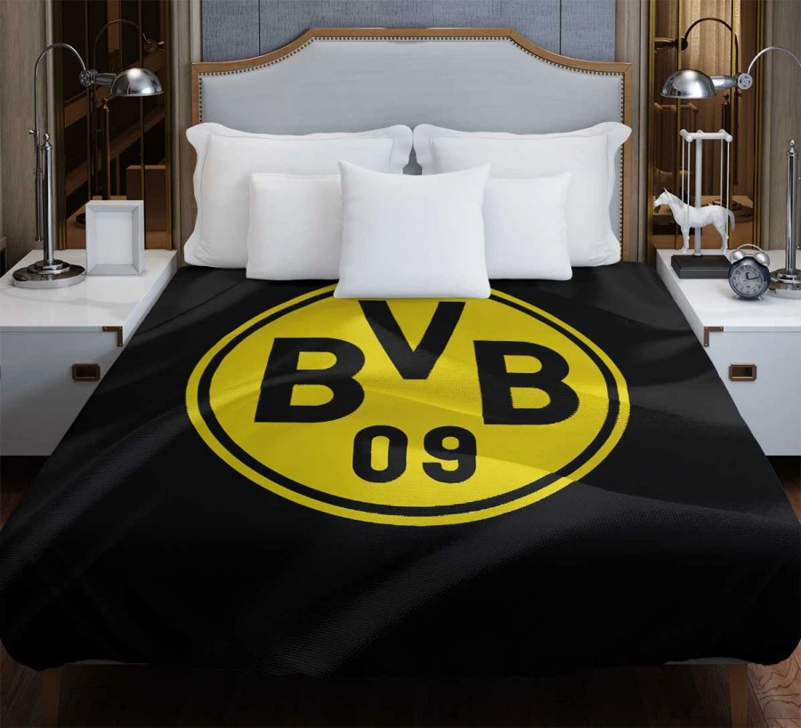 Borussia Dortmund BVB Exciting Football Club Duvet Cover