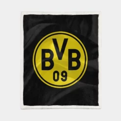 Borussia Dortmund BVB Exciting Football Club Sherpa Fleece Blanket 1