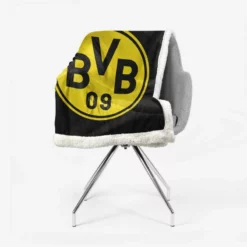 Borussia Dortmund BVB Exciting Football Club Sherpa Fleece Blanket 2