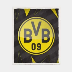 Borussia Dortmund Classic BVB Football Team Sherpa Fleece Blanket 1