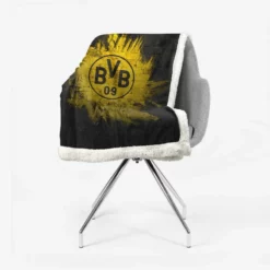 Borussia Dortmund Energetic German BVB Club Sherpa Fleece Blanket 2