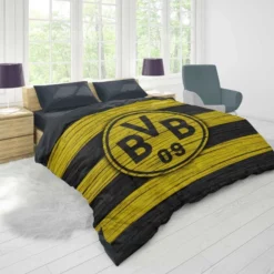 Borussia Dortmund Famous German Football Club Logo Duvet Cover 1