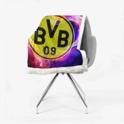 Borussia Dortmund Luxurious Home Decor Sherpa Fleece Blanket 2