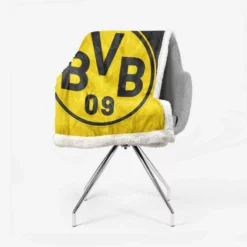 Borussia Dortmund North Rhine Westphalia Logo Sherpa Fleece Blanket 2