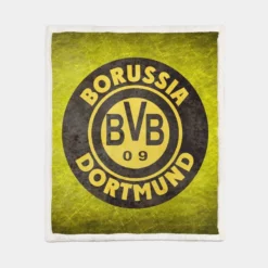 Borussia Dortmund Popular German Football Club Sherpa Fleece Blanket 1