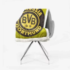 Borussia Dortmund Popular German Football Club Sherpa Fleece Blanket 2