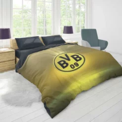 Borussia Dortmund Premier League Team Logo Duvet Cover 1