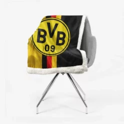 Borussia Dortmund Professional Football Club Sherpa Fleece Blanket 2