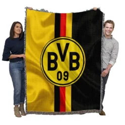 Borussia Dortmund Professional Football Club Woven Blanket