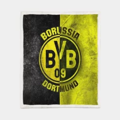 Borussia Dortmund Soccer Club Sherpa Fleece Blanket 1