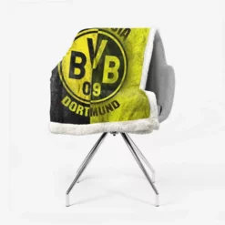 Borussia Dortmund Soccer Club Sherpa Fleece Blanket 2