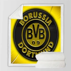 Borussia Dortmund The Best BVB Club Sherpa Fleece Blanket