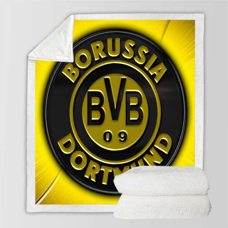 Borussia Dortmund The Best BVB Club Sherpa Fleece Blanket