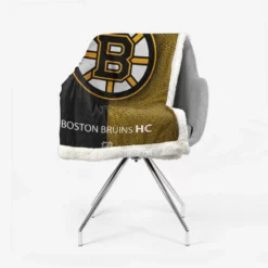 Boston Bruins Excellent NHL Ice Hockey Team America Sherpa Fleece Blanket 2