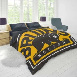 Boston Bruins Popular NHL Ice Hockey Team Duvet Cover 1