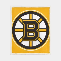 Boston Bruins Professional NHL Ice Hockey Team Sherpa Fleece Blanket 1